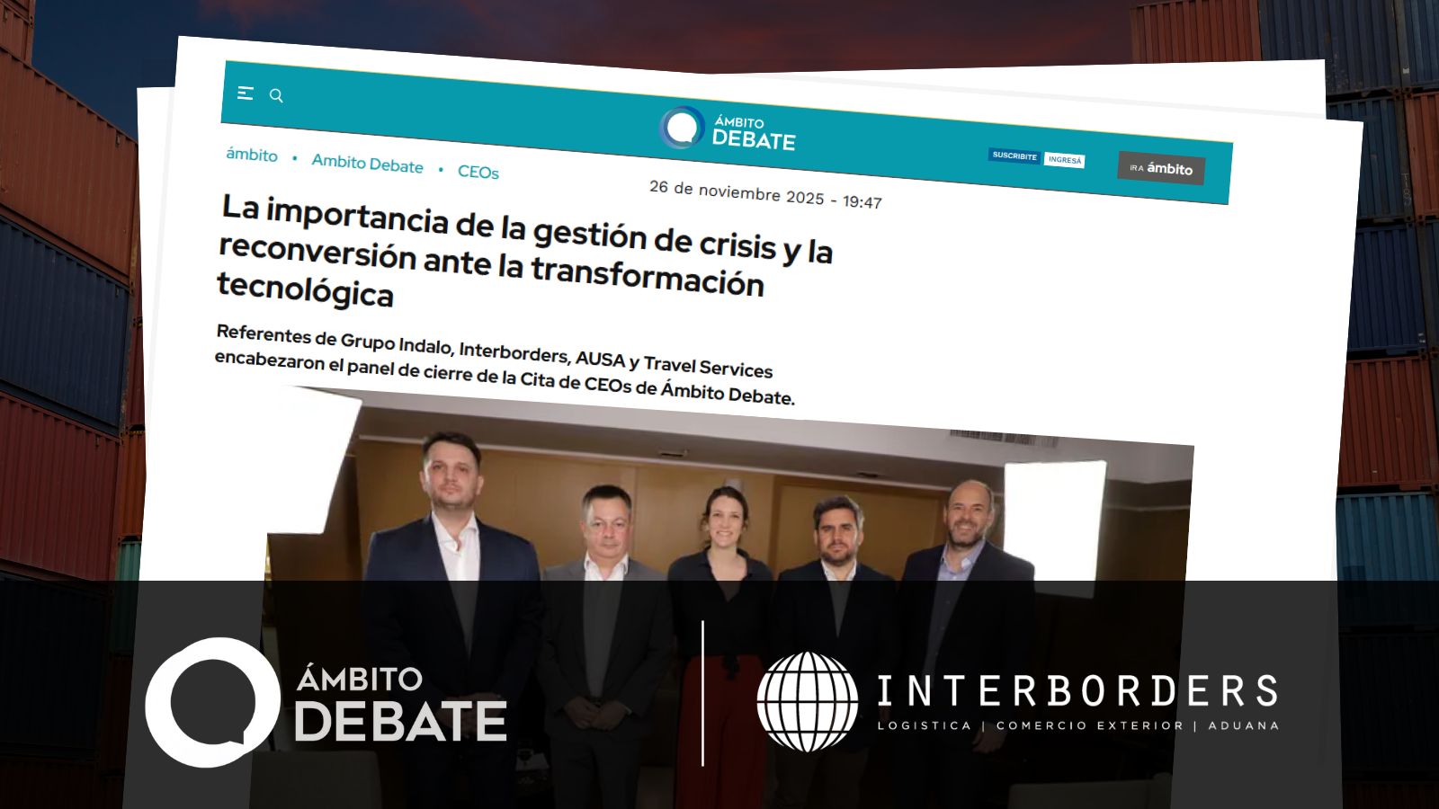 Interborders y la gestión de crisis ante la transformación tecnológica | Interborders