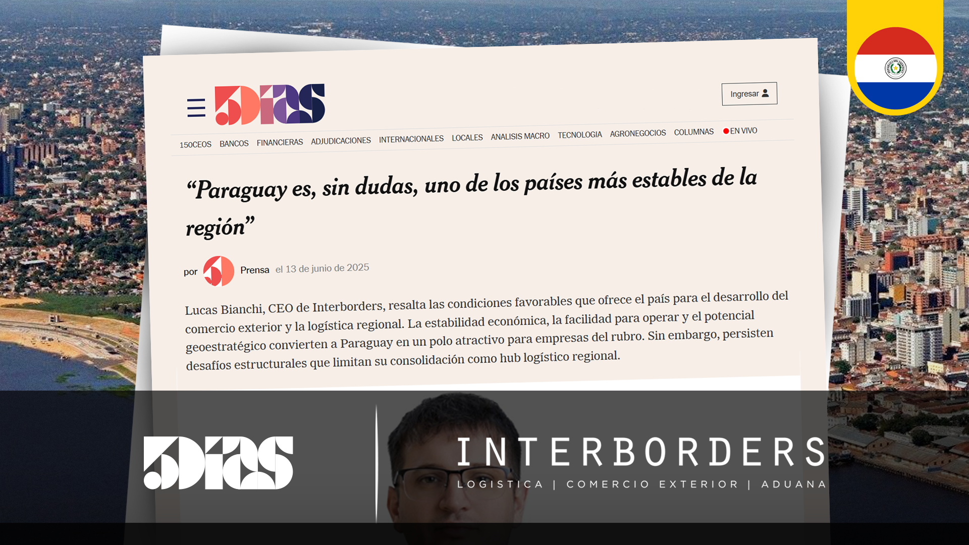 Paraguay destaca por su estabilidad macroeconómica en América Latina | Interborders