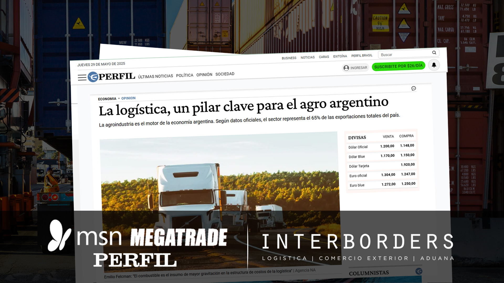 La logística como pilar clave para el agro argentino | Interborders