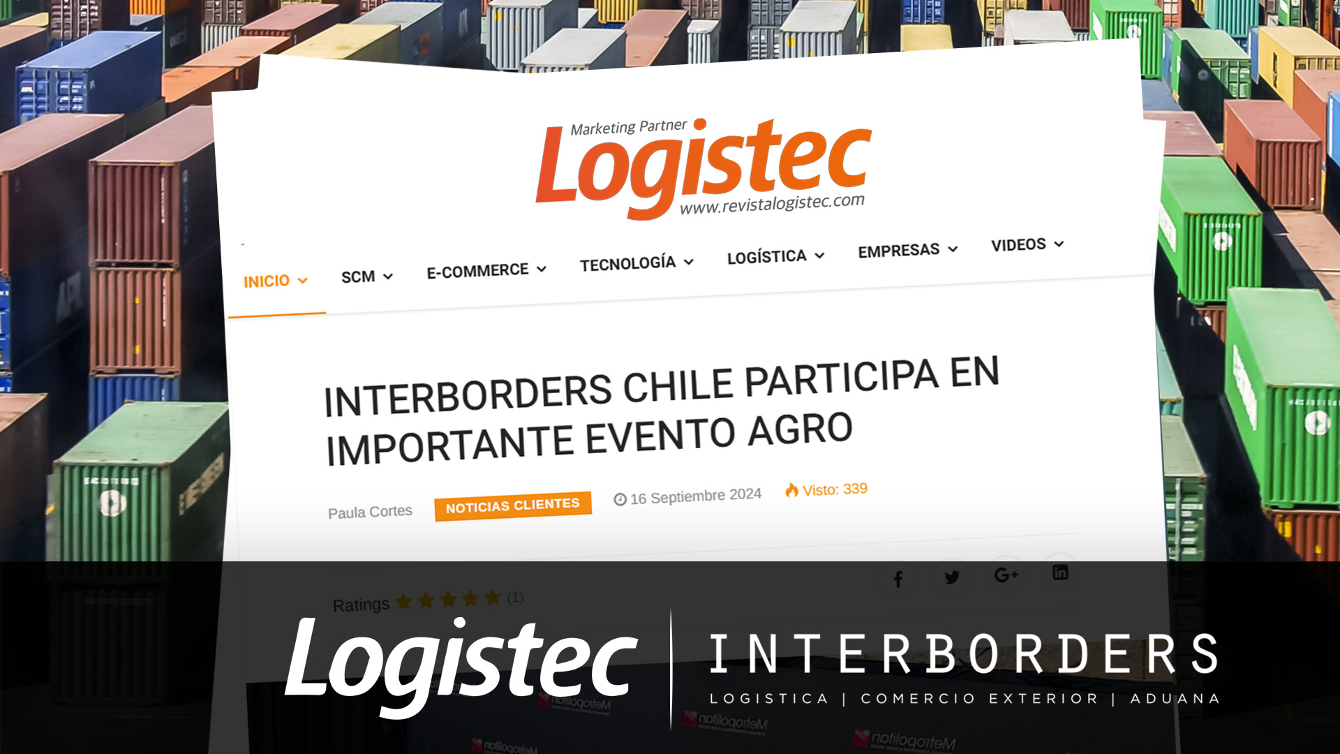 Participamos en importante evento del agro en Chile | Interborders