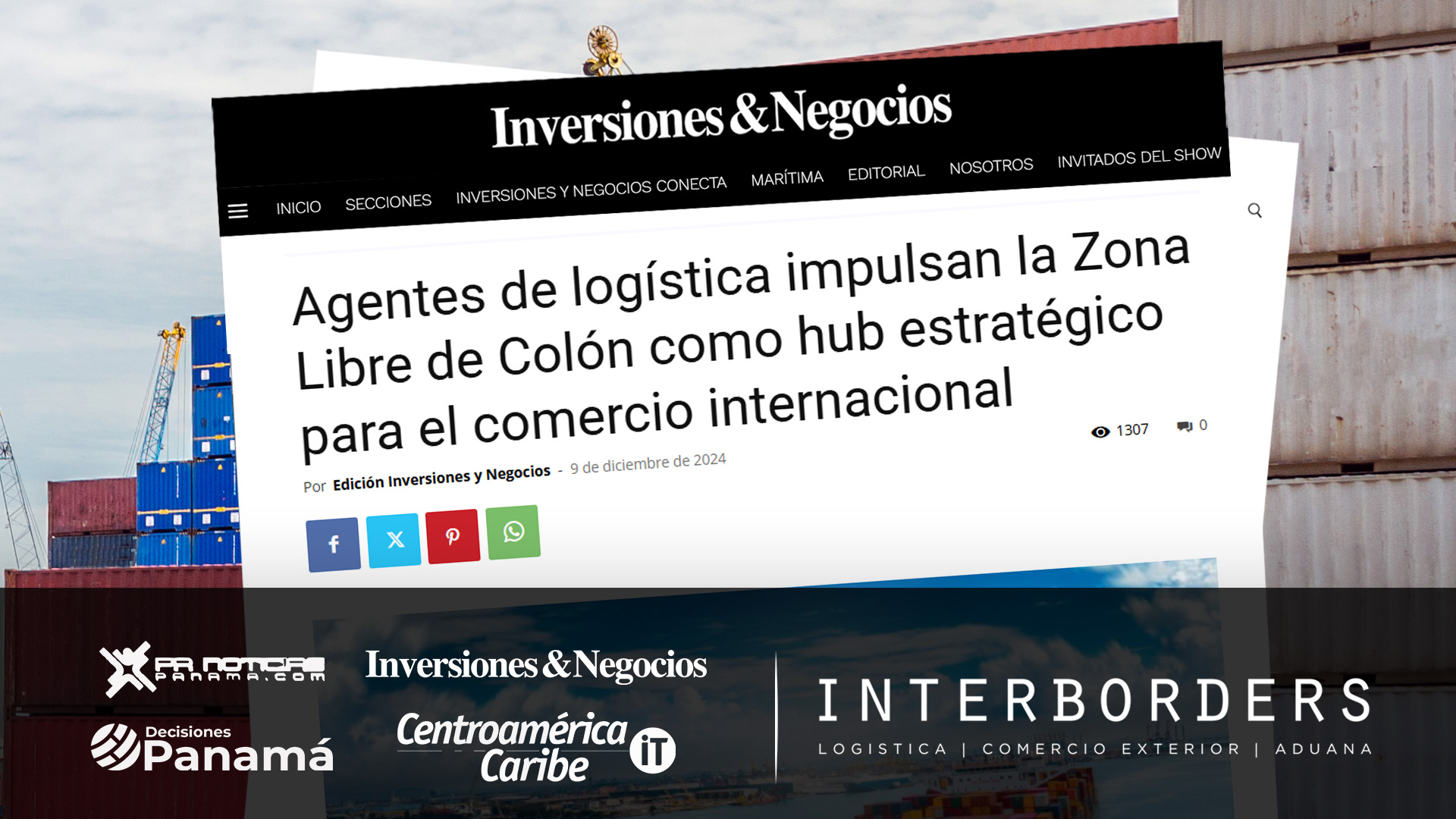 Zona Libre de Colón es un hub logístico estratégico para el comercio internacional | Interborders