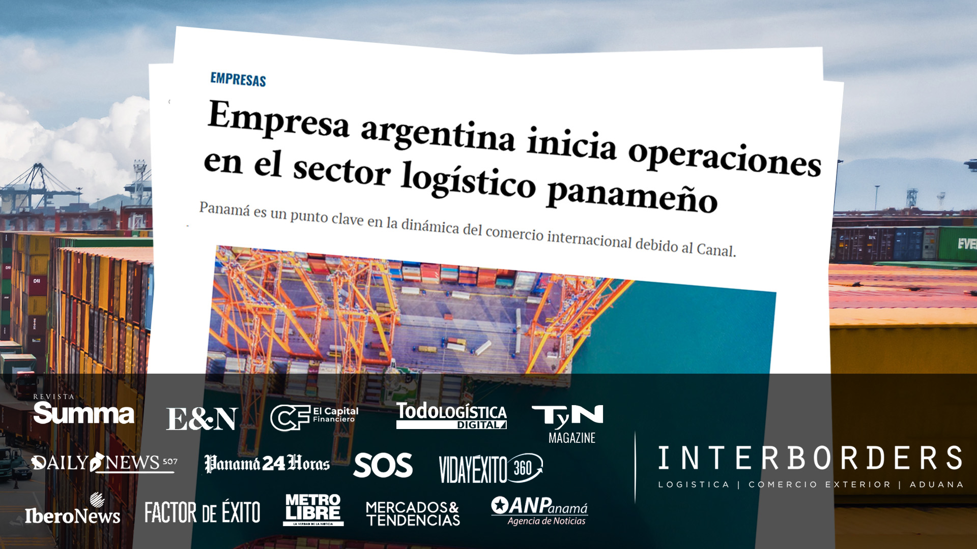 Interborders inicia operaciones en el sector logístico panameño | Interborders