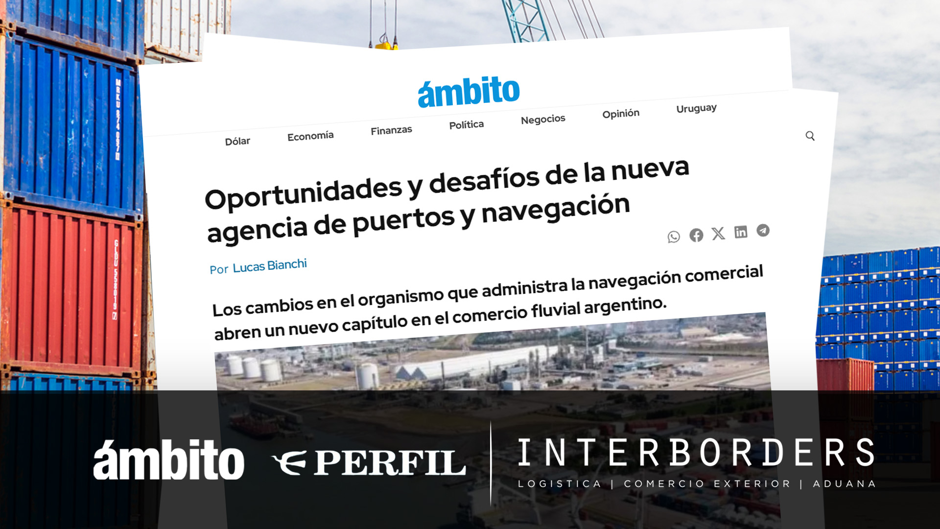 Oportunidades y desafíos de la nueva Agencia de Puertos y Navegación | Interborders