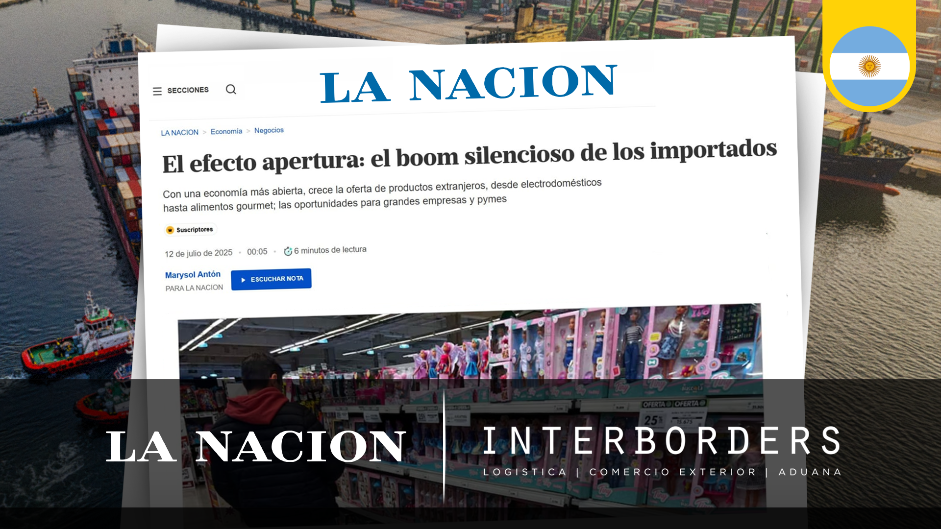 Interborders analiza el impacto del boom importador junto a los medios argentinos | Interborders